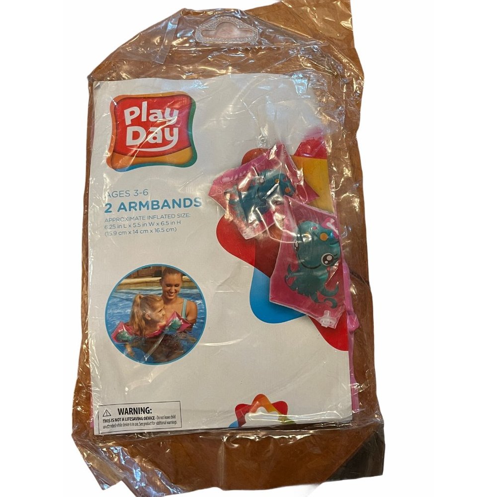 Play Day Kids Swimming Armbands Water Wings for Fl